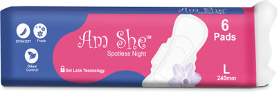 Am she RSO_NEWONEL2 Sanitary Pad(Pack of 6)