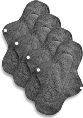 AAKAV Reusable Cloth Period Pads for Heavy Flow Leak-proof Sanitary Pad(Pack of 4)