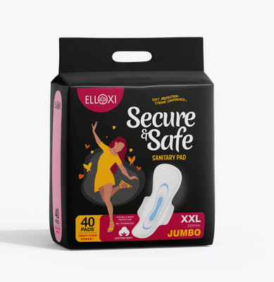 ELLOXI COTTONY-320 Sanitary Pad(Pack of 40)