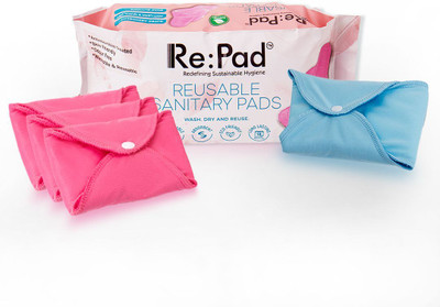 Re:pad Reusable Pad-3 Maxi + 1 Super Sanitary Pad(Pack of 4)
