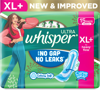 Whisper Ultra Plus Sanitary Pad(Pack of 15)