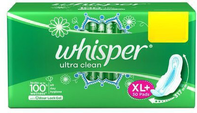 Whisper Ultra clean XL plus 30 Sanitary Pad(Pack of 30)