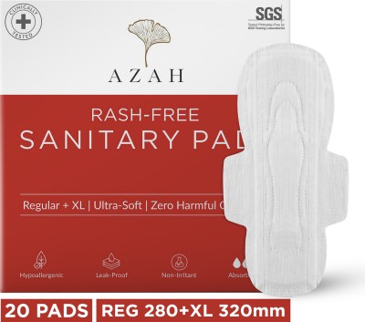 AZAH Rash-Free Clinically Tested Mix Sanitary Pad(Pack of 20)