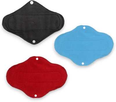 AAKAV Eco-Friendly Reusable Cloth Menstrual Pads Sanitary Pad(Pack of 3)
