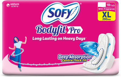 SOFY Bodyfit Pro XL 18P Sanitary Pad(Pack of 18)