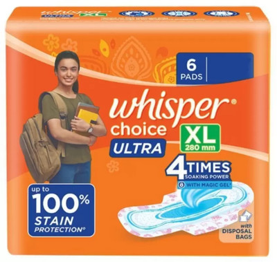 Whisper Choice ultra XL 6 ( Pack of 1 ) Sanitary Pad