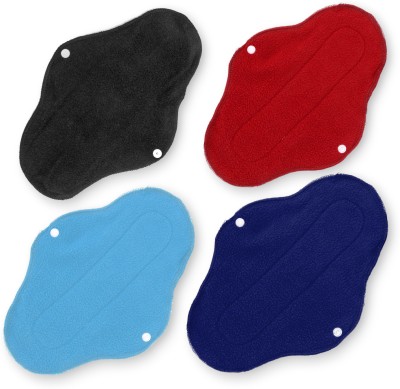 AAKAV Menstrual Care Reusable Cloth Pads Sanitary Pad(Pack of 4)