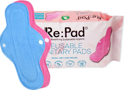 Re:pad Reusable Pad-3 Maxi + 1 Super Maxi Sanitary Pad(Pack of 4)