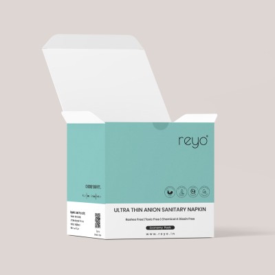 REYO Ultra Thin Sanitary Napkin( 360mm- 10pads) 20 Counts / Night Pads Sanitary Pad(Pack of 2)