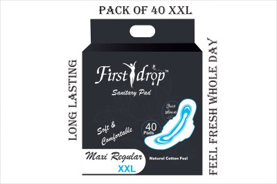 GiveIT2Me First Drop XXL 310mm Sanitary Napkins for Girls & Women Sanitary Pad(Pack of 40)