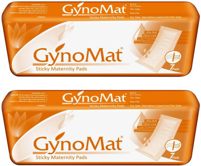 GynoMat Sticky Maternity Pads for Heavy Flow Sanitary Pad(Pack of 2)