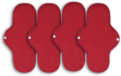 RCSP Cloth Period Pads Washable & Ultra-Soft Period Protection multicolor Sanitary Pad(Pack of 4)