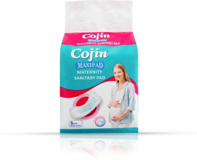 Cojin Premium Maternity Pads for New Moms Pack of 1 (5 Maternity Pads) Sanitary Pad