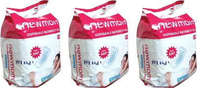 Newmom New Mom Maternity Pads - Maxi (15/Pack) 850 ml (5x3 Pack) Sanitary Pad