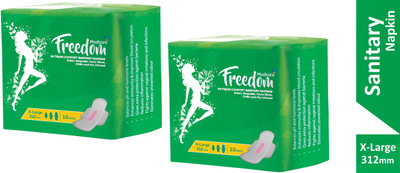 Modicare Freedom (exteme comfort sanitary napkins) Pack of 2x15 pads Sanitary Pad(Pack of 30)