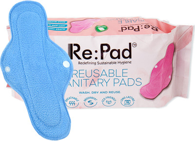 Re:pad Reusable Pad-4 Super Maxi Sanitary Pad(Pack of 4)