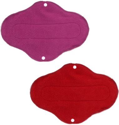 AAKAV Colorfull Cotton Reusable Period Pads Sanitary Pad(Pack of 2)