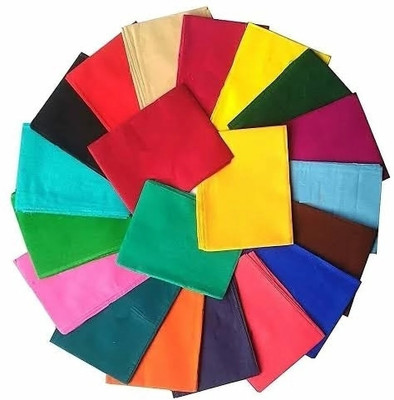 Swati pack of 20 Women Pure Cotton Saree Falls(Multicolor)