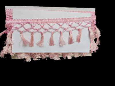 MARUTI KRUPA ENTERPRISE MAKE BABYPINK TASSELS FANCY 9 METER Lace Reel(Pack of 1)
