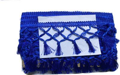 MARUTI KRUPA ENTERPRISE MAKE BLUE TASSELS FANCY 9 METER Lace Reel(Pack of 1)