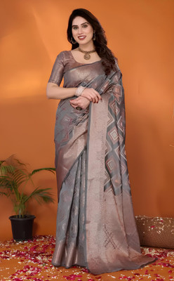 sareya veela Solid/Plain, Embroidered Maheshwari Georgette Saree(Multicolor)