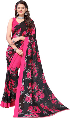 Priyashi Printed Bollywood Georgette Saree(Pink)
