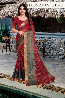 Tasrika Printed, Embellished Bollywood Chiffon Saree(Multicolor)