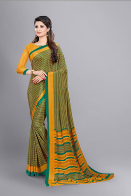 Vimla Printed Daily Wear Crepe Saree(Multicolor)