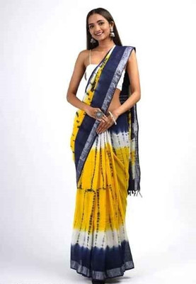 MANSUYACREATION Floral Print, Printed Kanjivaram Cotton Silk Saree(Multicolor)