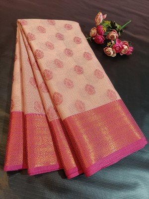 Tahira creation Woven Banarasi Art Silk Saree(Pink)