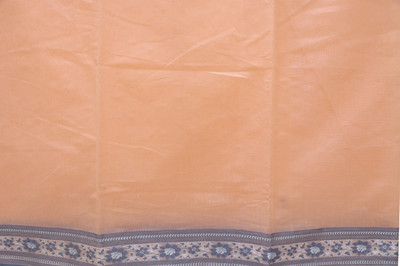 Saras Aajeevika Self Design Handloom Cotton Blend Saree(Orange)