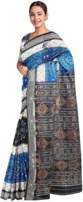 Odiasfirst choice saree Woven Sambalpuri Pure Cotton Saree(Multicolor)