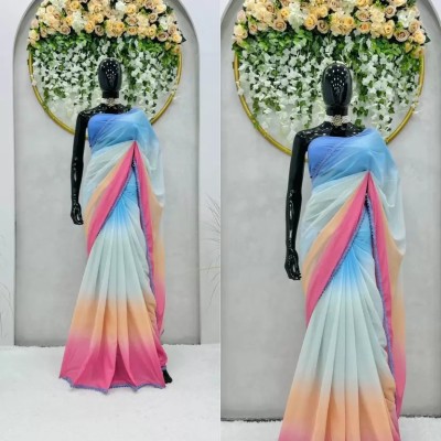 het designer studio Woven Banarasi Jacquard, Art Silk Saree(Multicolor)