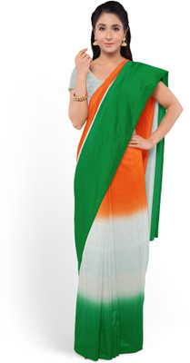 SHREEKARNIKA FASHION Color Block Bandhani Art Silk Saree(Multicolor)