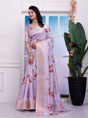 Divastri Embellished Banarasi Dupion Silk Saree(Multicolor)