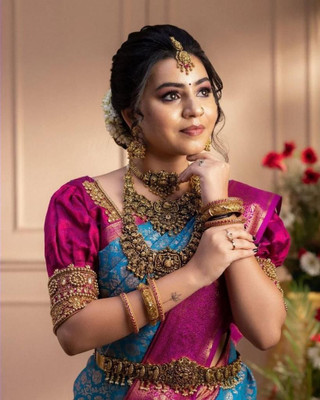 Mukund Pure Silk Solid Blouse Material