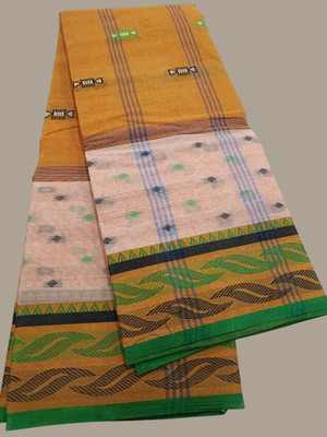 ssareehouse Self Design, Woven Tant Pure Cotton Saree(Grey)