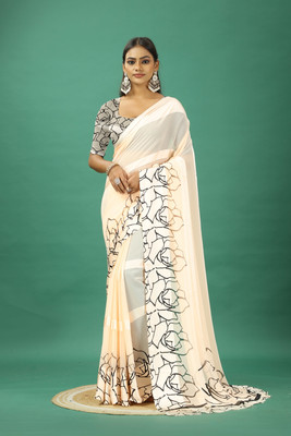 A V M PRINTS Self Design Bollywood Art Silk Saree(Mustard)