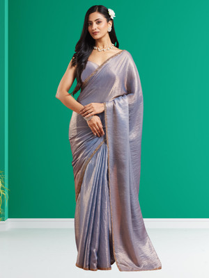 Croza Organza Solid Blouse Material