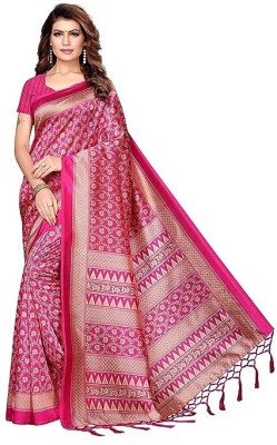 Khurshid Ansari Self Design Handloom Pure Silk Saree(Multicolor)