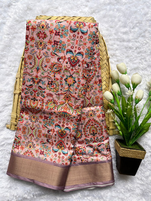 Dhanlaxmi sarees Digital Print Daily Wear Cotton Blend Saree(Multicolor)