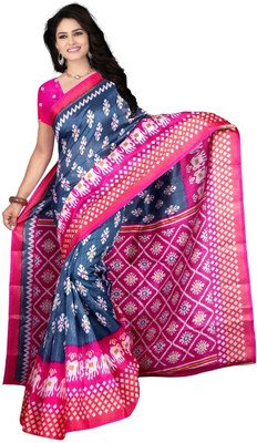 Suntex Self Design Bollywood Art Silk Saree(Grey)