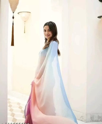 het designer studio Woven, Printed Banarasi Jacquard, Art Silk Saree(Multicolor)