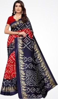 Suntex Printed Mysore Pure Silk Saree(Multicolor)