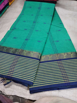 Bikash Dutta Fashion Self Design Tant Pure Cotton Saree(Red)