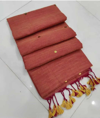 ASIMA TEXTILE Self Design Handloom Handloom Cotton Silk Saree(Multicolor)
