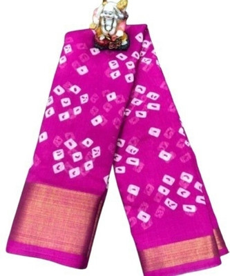 LOOK ME FASHION Printed Bhagalpuri Art Silk Saree(Pack of 2, Multicolor)