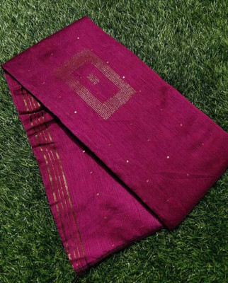 HouseOfCommon Woven Handloom Cotton Linen Saree(Black)