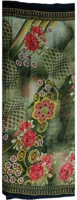 anshritz Printed Bollywood Georgette Saree(Multicolor)