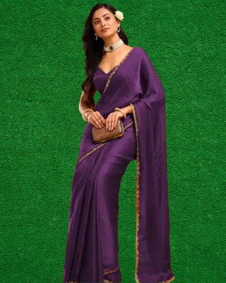 Gajal Woven Kanjivaram Jimmy choo Saree(Purple)